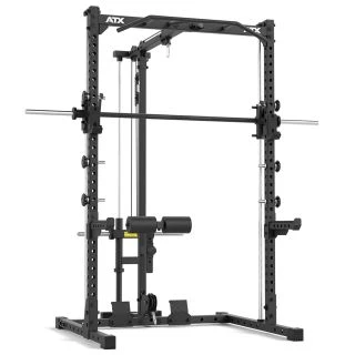 ATX Half Rack HRX-510 + Lat Pulley + Smith Machine Option