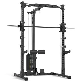 ATX Half Rack HRX-510 + Lat Pulley met 100 kg gewichtstapel + Smith Machine Option