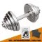 Chromen Dumbbell 15 kg / 1 kg stappen