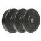 140 kg ATX Rough Rubber Bumper Plates Set (Tweedekans)