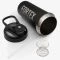 Fortex Stainless Steel 2-in-1 Shaker - Zwart