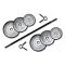 Aerobic Barbell Set