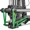De ATX Cable Belt Squat Machine is voorzien van pinnen voor het bevestigen van weerstandsbanden