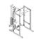 ATX Power Rack PRX-640 + Lat Pulley met 115 kg gewichtstapel