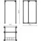 Afmetingen van het ATX Power Rack PRX-830 + Extension