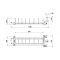 Afmetingen van de ATX Weight Plate Caddy