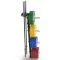 Het ATX Wall Storage Rack heeft ook twee halterstangenhouders aan de achterzijde