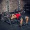 De ATX Olympic Bench OBM-700 is geschikt voor incline, decline en vlak bankdrukken
