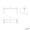 De afmetingen van de Fortex Flat Bench