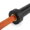 De ATX Cerakote Power Bar - Hunter Orange is gelagerd met messingbussen