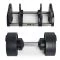 De Nuobell Adjustable Dumbbells worden geleverd inclusief een handige houder