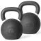 De 40 kg Premium Kettlebells met gekleurde band en gewichtsaanduiding