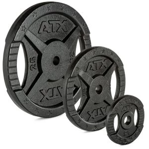 ATX Gietijzeren 2-Grip Halterschijven 30 mm