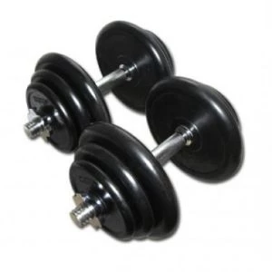 Rubberen Dumbbell Set 2 x 20kg