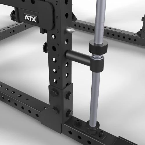 De ATX Smith Machine Option MPA-780 is voorzien van verstelbare noodsteunen