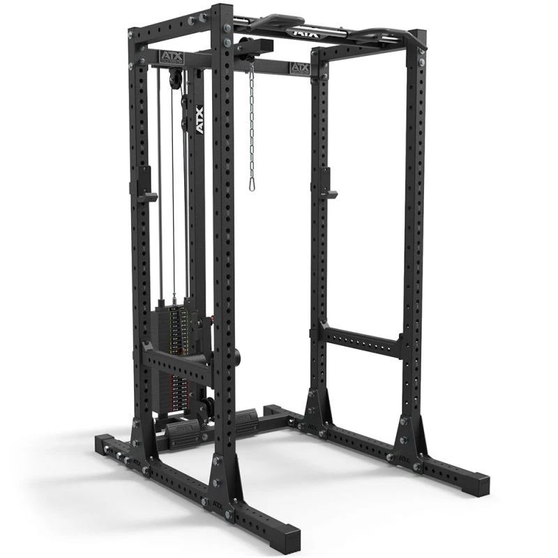 ATX Power Rack PRX750 + Lat Pulley met 125 kg Gewichtstapel Fitness