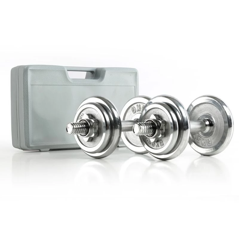 Chromen Dumbbell Set 2 x 10kg