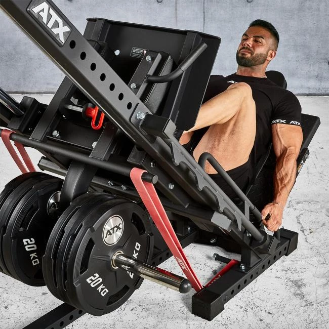 De ATX Leg Press / Hack Squat BPR-790 is uitstekend geschikt voor zware en intensieve leg presses