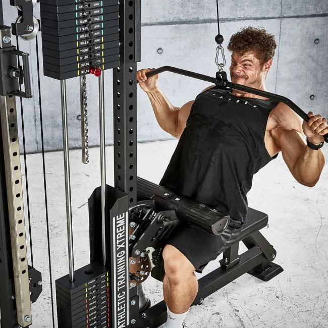 De ATX Trinity Lat Machine LSW-850 is uitstekend geschikt voor zware lat pulldowns