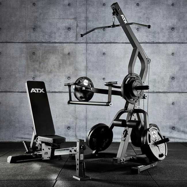 De verstelbare bank van het ATX Triplex Workout Station kan ook los worden gebruikt