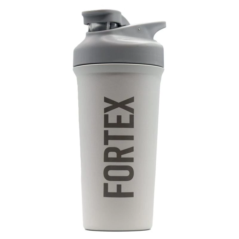 Fortex Stainless Steel 2-in-1 Shaker - Wit