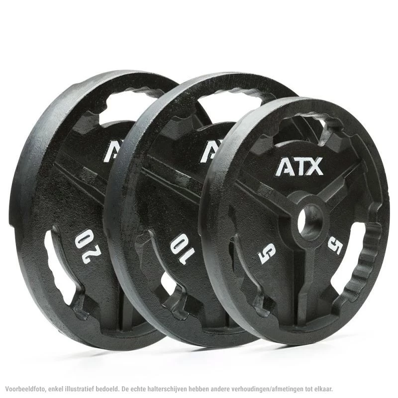 70 kg ATX Gietijzeren Halterschijven Set (Tweedekans)