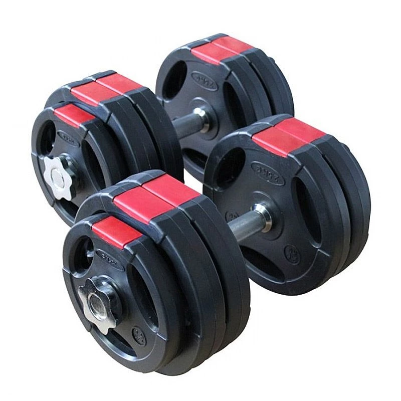 Kunststof-Gripper Dumbbell Set 2 x 15 kg