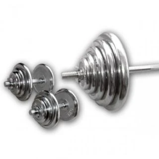 Chromen Halter Plus Set 100kg