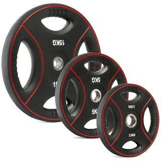 Polyurethaan 4-Grip Halterschijven 30 mm