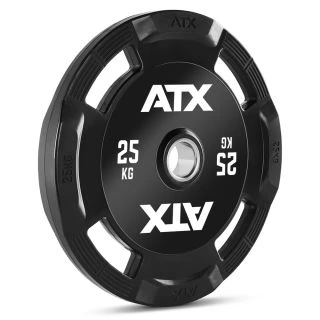 25 kg ATX Rubberen 4-Grip Halterschijf 50 mm