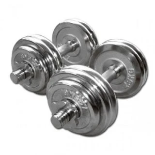 Chromen Dumbbell Set 2 x 15kg