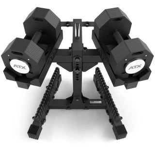 ATX Octa Dumbbells 2 x 36 kg + Opbergrek