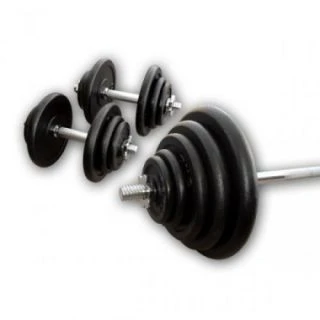 Gietijzeren Halter Plus Set 100kg