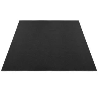 Rubbertegel 100 x 100 x 2 cm - CleanFit - Zwart