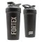 Fortex Stainless Steel 2-in-1 Shaker - Zwart