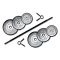 Aerobic Barbell Set