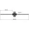 Afmetingen van de 30 mm Adapter voor BSQ-ADD