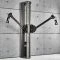 De ATX Multifunctional Trainer - Wall Mounted wordt ruimtebesparend aan de wand bevestigd