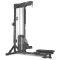 De zitting van de ATX Trinity Lat Machine LSW-850 kan naar achteren worden geklapt voor seated rows