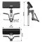 Afmetingen van de ATX Bicep Curl Machine Option 2.0