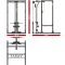 Afmetingen van de ATX Power Rack PRX-650 + Lat Pulley V2