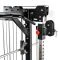 De smith stang van het ATX Smith Cable Rack is veilig in te haken en te vergrendelen