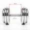Afmetingen van de CHD Dumbbells Chroom