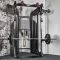 De ATX Dual Pulley FTO-600 kan worden uitgebreid met J-hooks en Spotter Arms voor vrije haltertraining