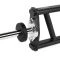 De sleeves van de ATX Short Multi Grip Bar 30 mm zijn verchroomd en voorzien van rubberen bumpers