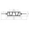 Afmetingen van de ATX Short Multi Grip Bar 30 mm