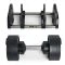 De Nuobell Adjustable Dumbbells worden geleverd inclusief een handige houder