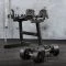De Nuobell Adjustable Dumbbells met het optioneel verkrijgbare opbergrek