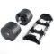 De Nuobell Adjustable Dumbbells vervangen een volledige set dumbbells tot 32 kg
