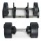 De Nuobell Adjustable Dumbbells worden geleverd inclusief een handige houder